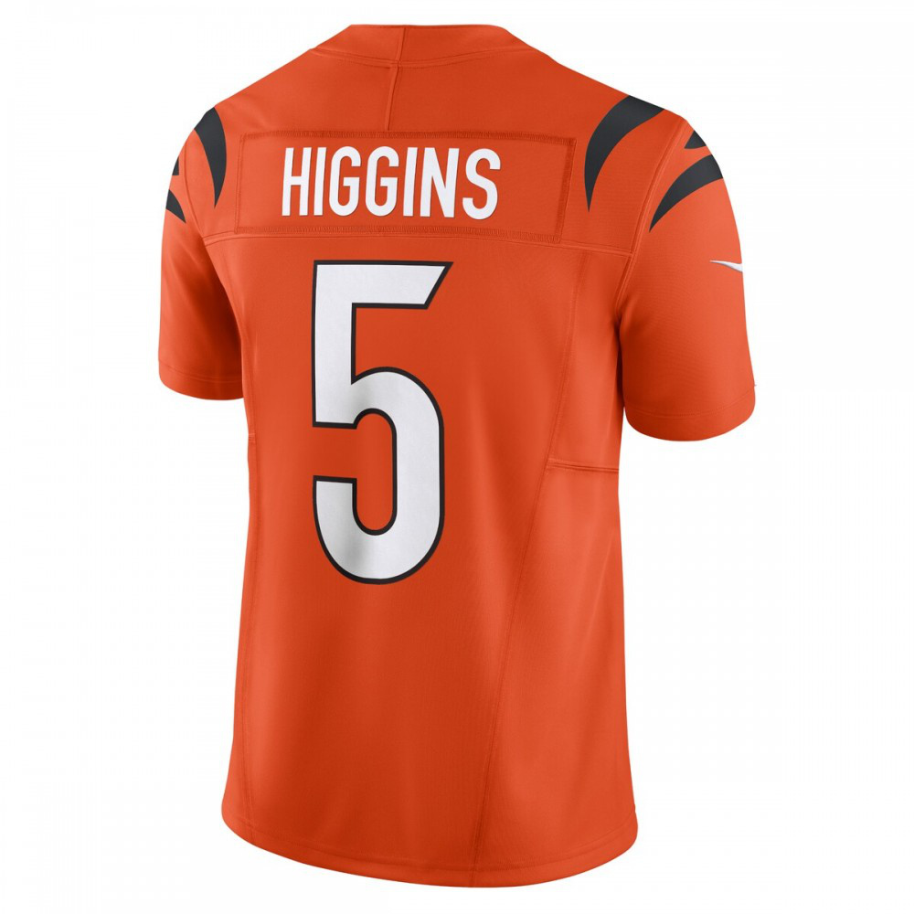 Tee Higgins Cincinnati Bengals Nike Vapor F.U.S.E. Limited Alternate 1 Jersey - Orange-GridironStore
